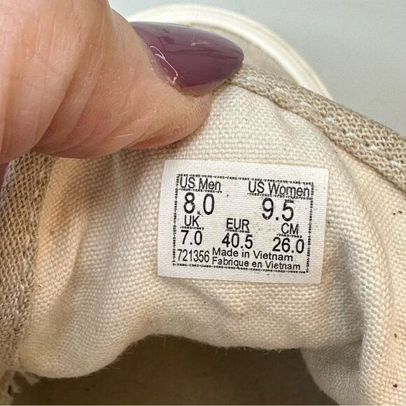 VANS Old Skool Tapered 'Eco Theory Checkerboard Port' Size 9.5 - Picture 4 of 17